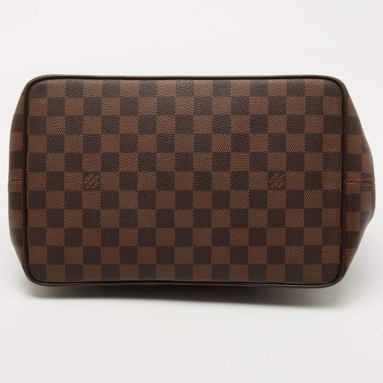 Pre Owned Louis Vuitton Damier Ebene Canvas Bergamo MM Bag