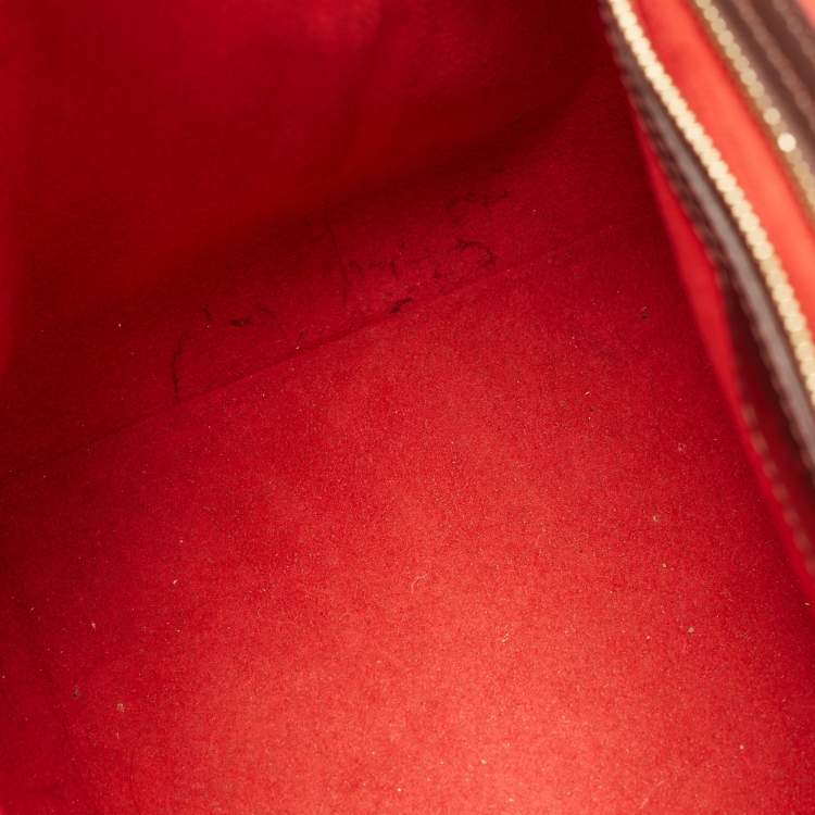 Pre Owned Louis Vuitton Damier Ebene Canvas Bergamo MM Bag