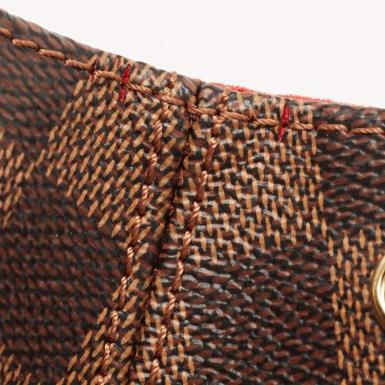 Pre Owned Louis Vuitton Damier Ebene Canvas Bergamo MM Bag