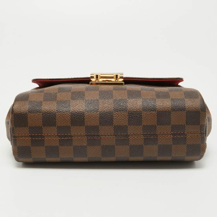 Pre Owned Louis Vuitton Damier Ebene Canvas Croisette Bag