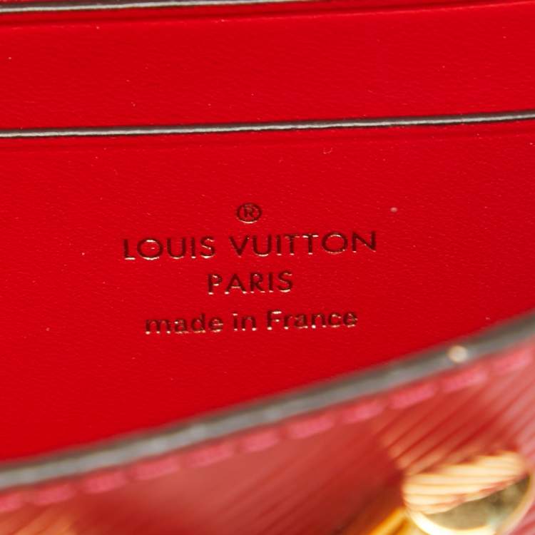 Pre Owned Louis Vuitton Multicolor Epi Leather Twist Compact Wallet