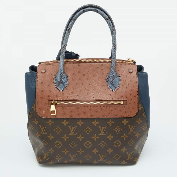 Pre Owned Louis Vuitton Exotique Monogram Limited Edition Majestueux MM Bag