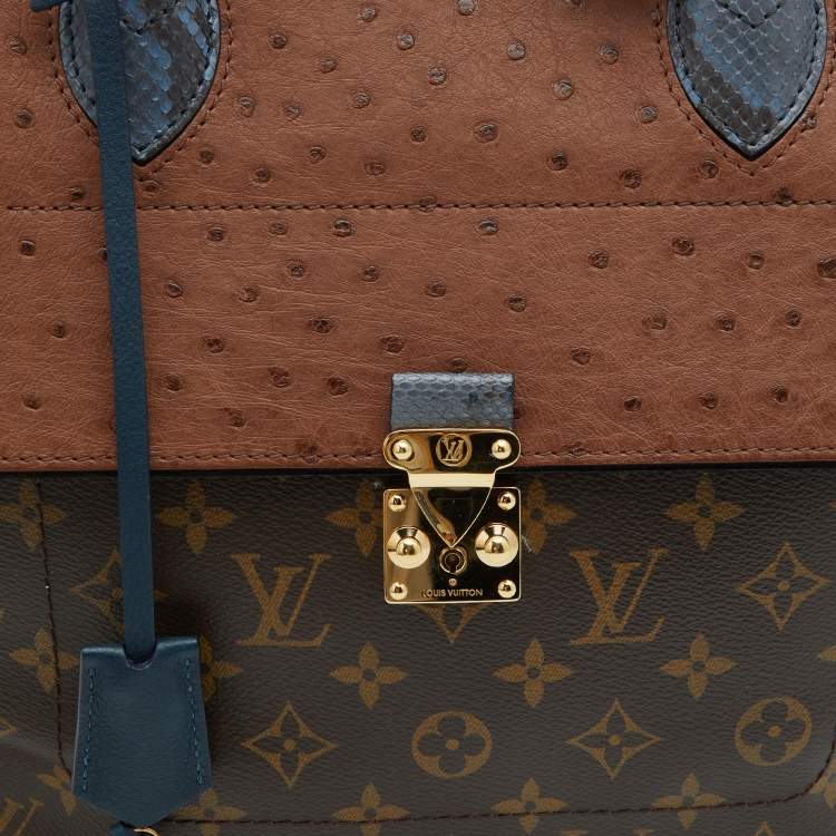 Pre Owned Louis Vuitton Exotique Monogram Limited Edition Majestueux MM Bag