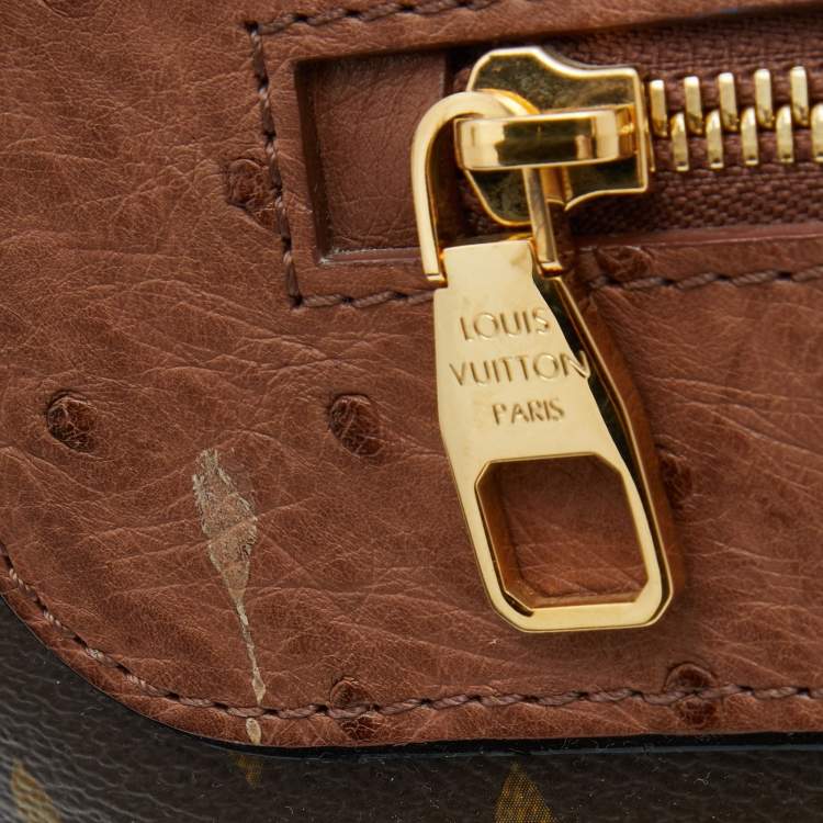 Pre Owned Louis Vuitton Exotique Monogram Limited Edition Majestueux MM Bag