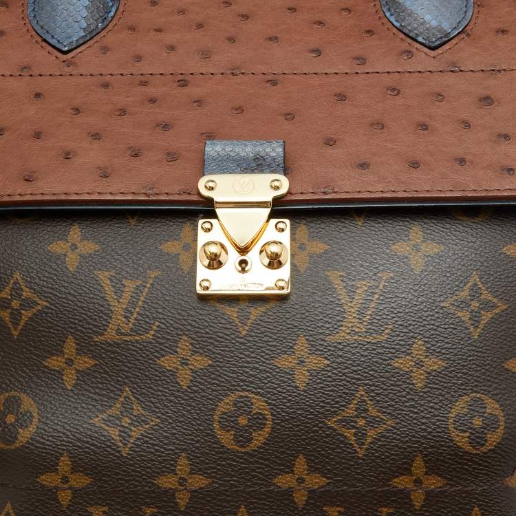 Pre Owned Louis Vuitton Exotique Monogram Limited Edition Majestueux MM Bag