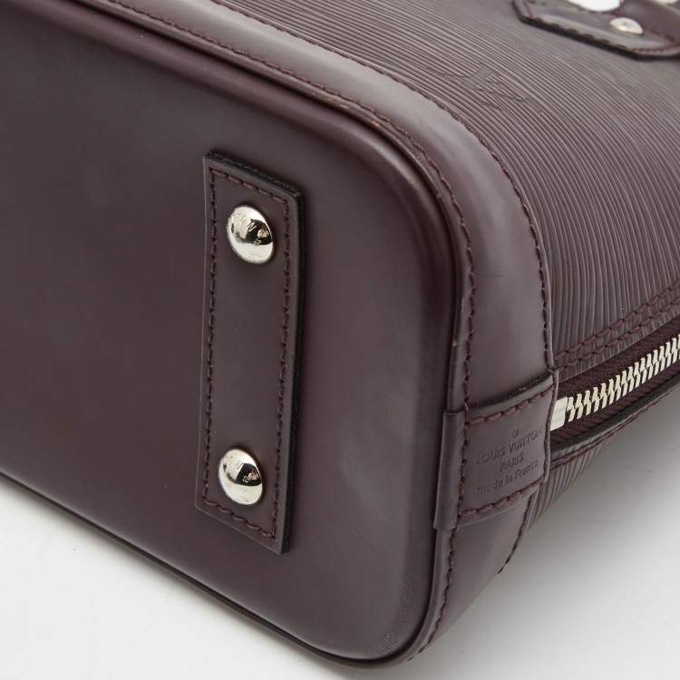 Pre Owned Louis Vuitton Quetsche Epi Leather Alma BB Bag