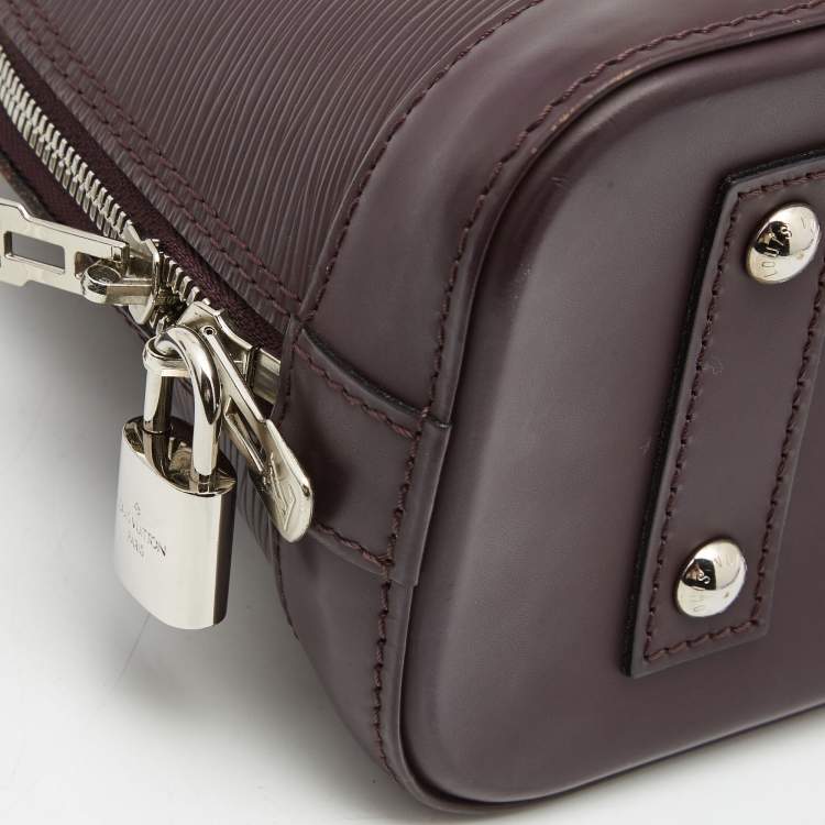 Pre Owned Louis Vuitton Quetsche Epi Leather Alma BB Bag