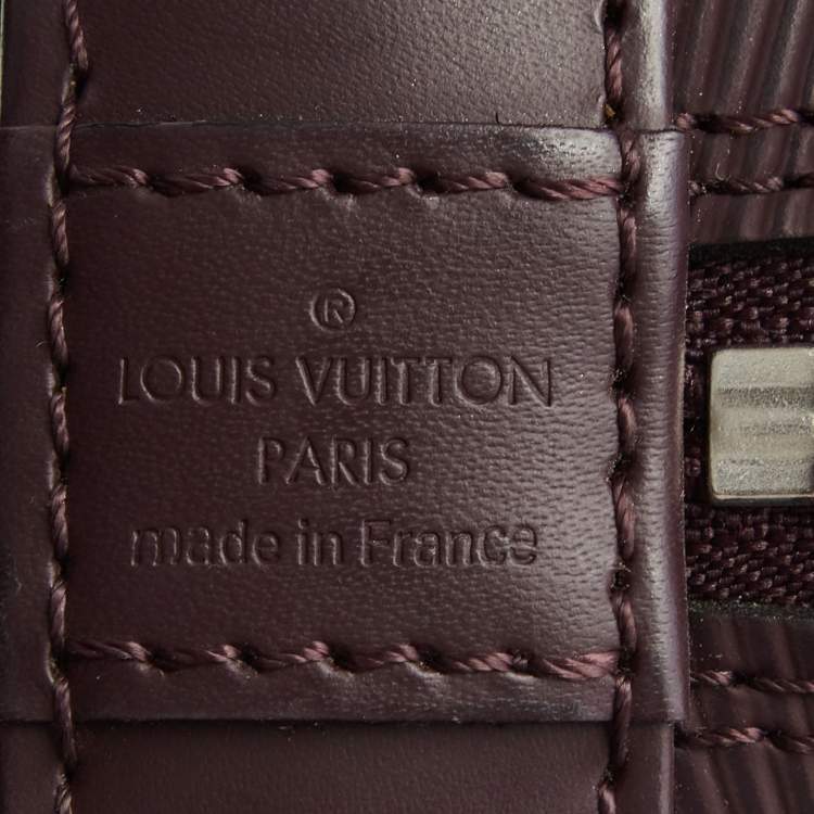 Pre Owned Louis Vuitton Quetsche Epi Leather Alma BB Bag