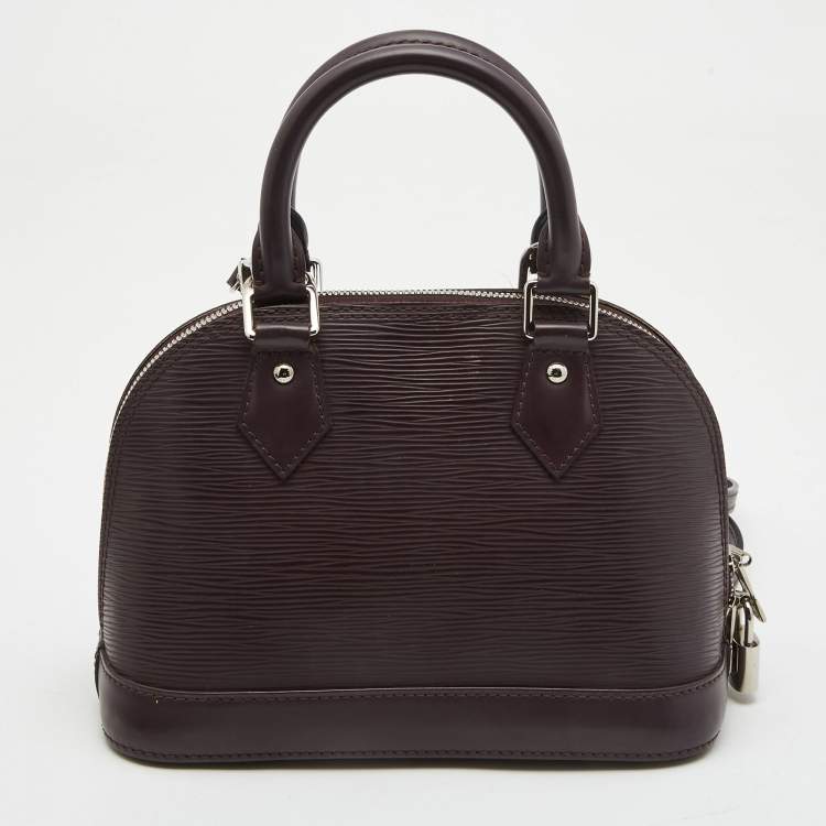 Pre Owned Louis Vuitton Quetsche Epi Leather Alma BB Bag