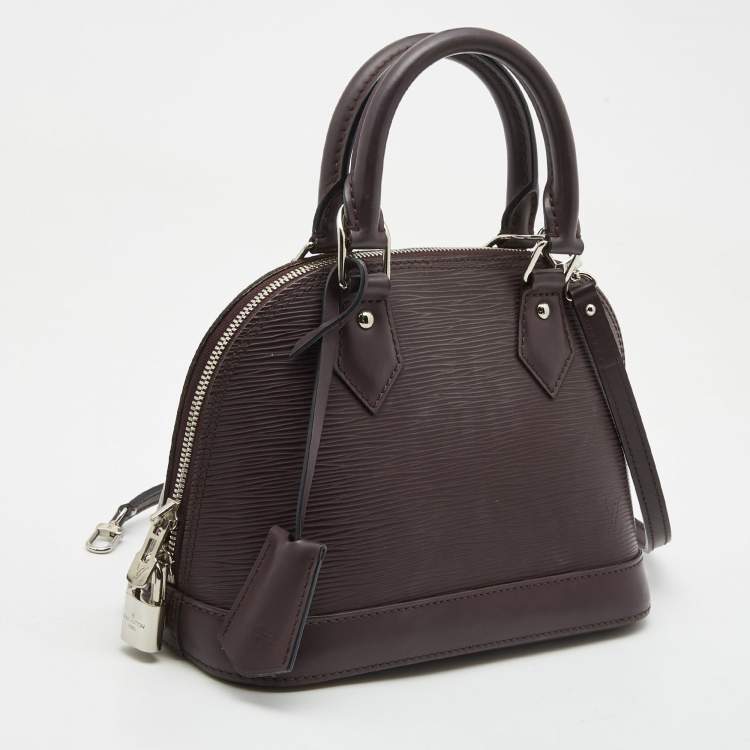 Pre Owned Louis Vuitton Quetsche Epi Leather Alma BB Bag