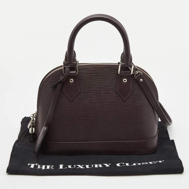 Pre Owned Louis Vuitton Quetsche Epi Leather Alma BB Bag