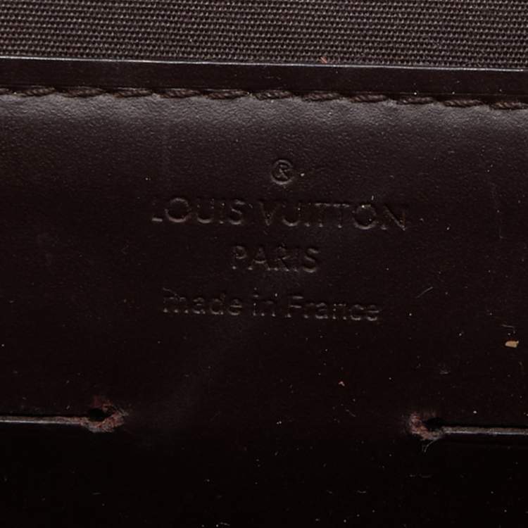 Pre Owned Louis Vuitton Amarante Monogram Vernis Ana Chain Clutch