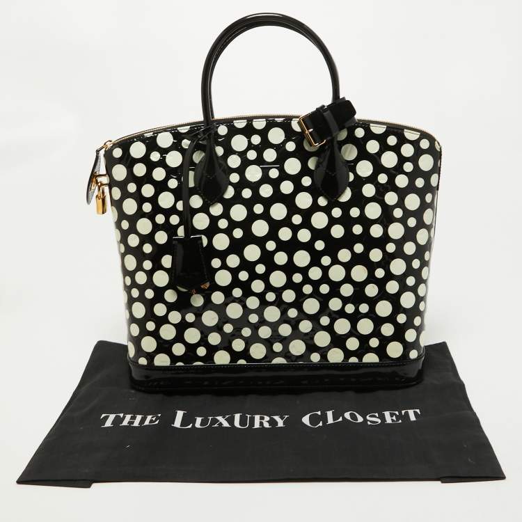 مملوكة مسبقًا Louis Vuitton x Yayoi Kusama Vernis Infinity Dots Lockit MM Bag