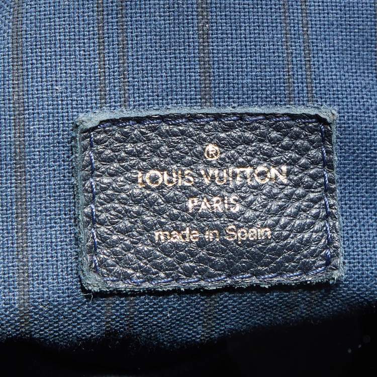 Pre Owned Louis Vuitton Bleu Infini Monogram Empreinte Leather Artsy MM Bag
