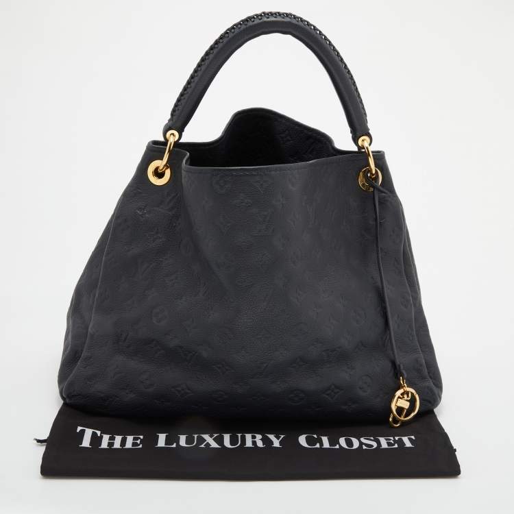 Pre Owned Louis Vuitton Bleu Infini Monogram Empreinte Leather Artsy MM Bag