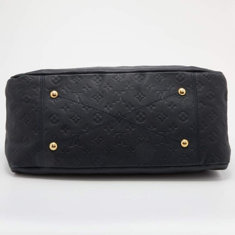 Pre Owned Louis Vuitton Bleu Infini Monogram Empreinte Leather Artsy MM Bag
