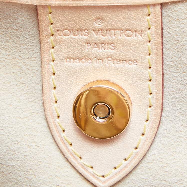 Pre Owned Louis Vuitton Damier Azur Canvas Galliera PM Bag