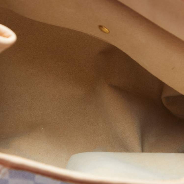 Pre Owned Louis Vuitton Damier Azur Canvas Galliera PM Bag