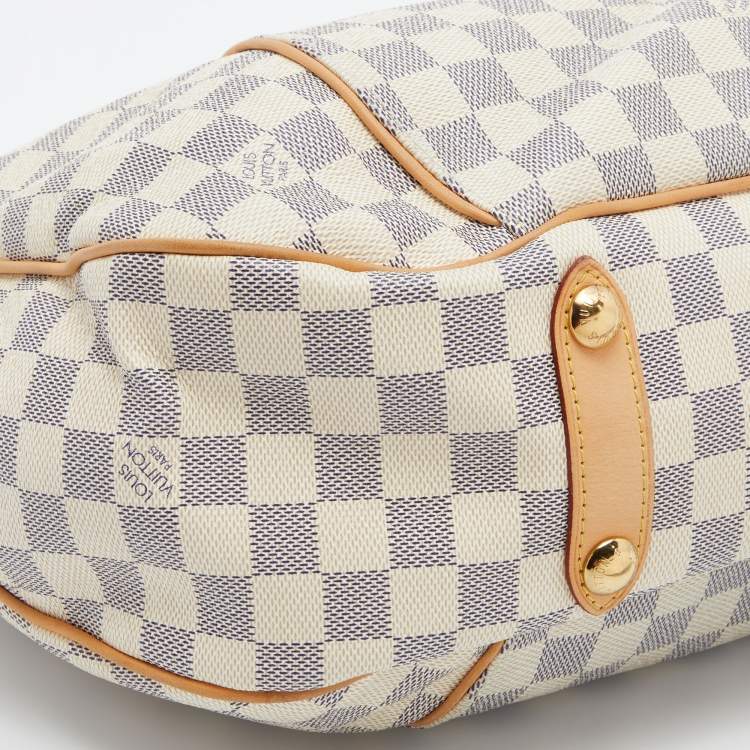 Pre Owned Louis Vuitton Damier Azur Canvas Galliera PM Bag
