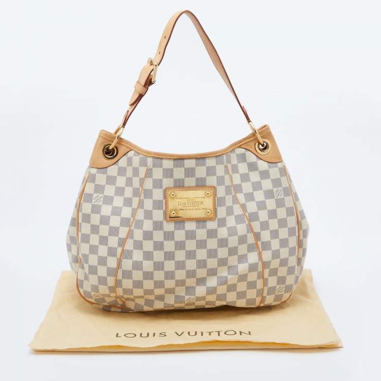 Pre Owned Louis Vuitton Damier Azur Canvas Galliera PM Bag