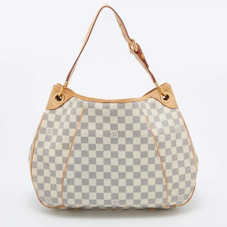 Pre Owned Louis Vuitton Damier Azur Canvas Galliera PM Bag