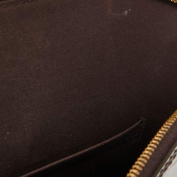 Pre Owned Louis Vuitton Amarante Monogram Vernis Alma GM Bag