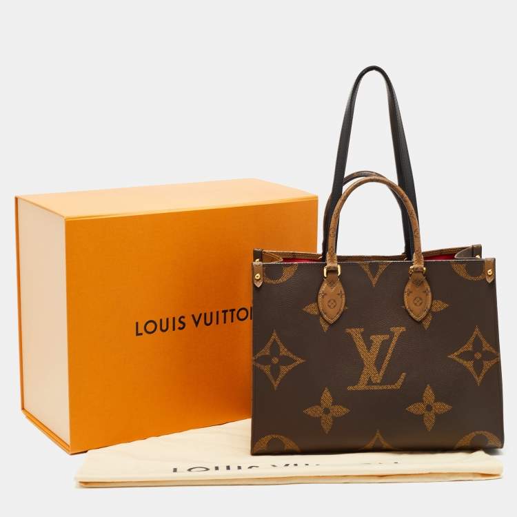 Pre Owned Louis Vuitton Reverse Monogram Canvas Giant Onthego MM Bag