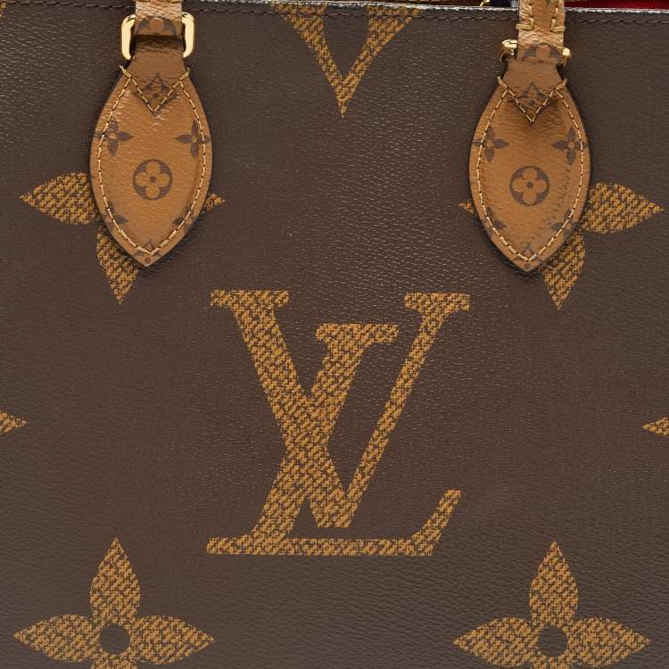 Pre Owned Louis Vuitton Reverse Monogram Canvas Giant Onthego MM Bag