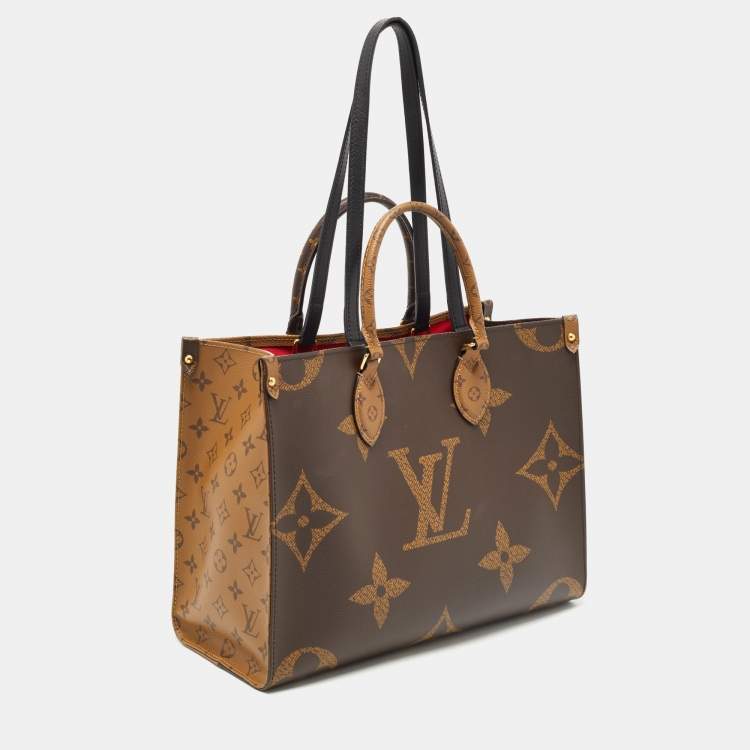 Pre Owned Louis Vuitton Reverse Monogram Canvas Giant Onthego MM Bag