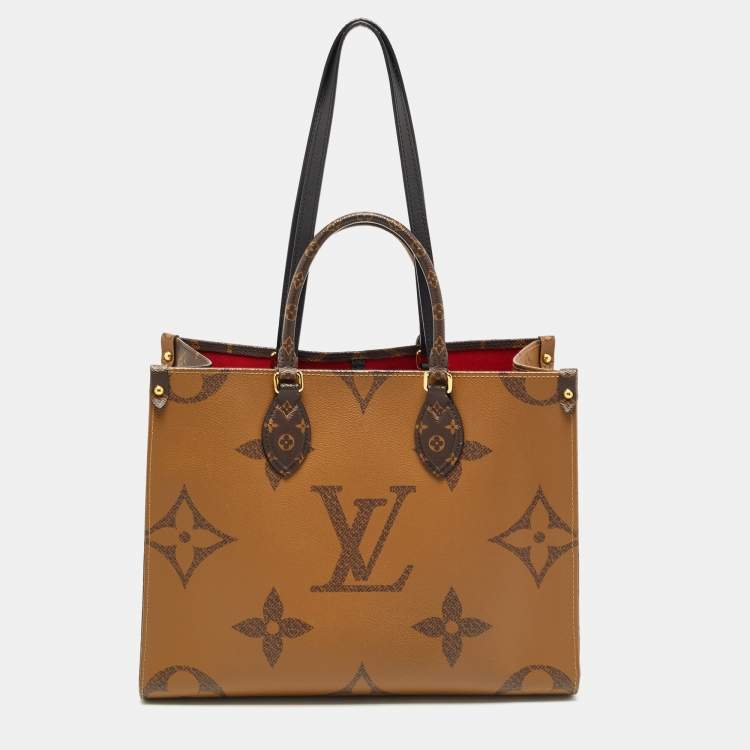 Pre Owned Louis Vuitton Reverse Monogram Canvas Giant Onthego MM Bag