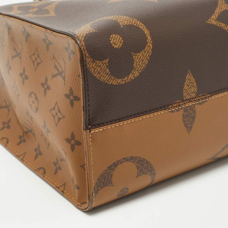 Pre Owned Louis Vuitton Reverse Monogram Canvas Giant Onthego MM Bag