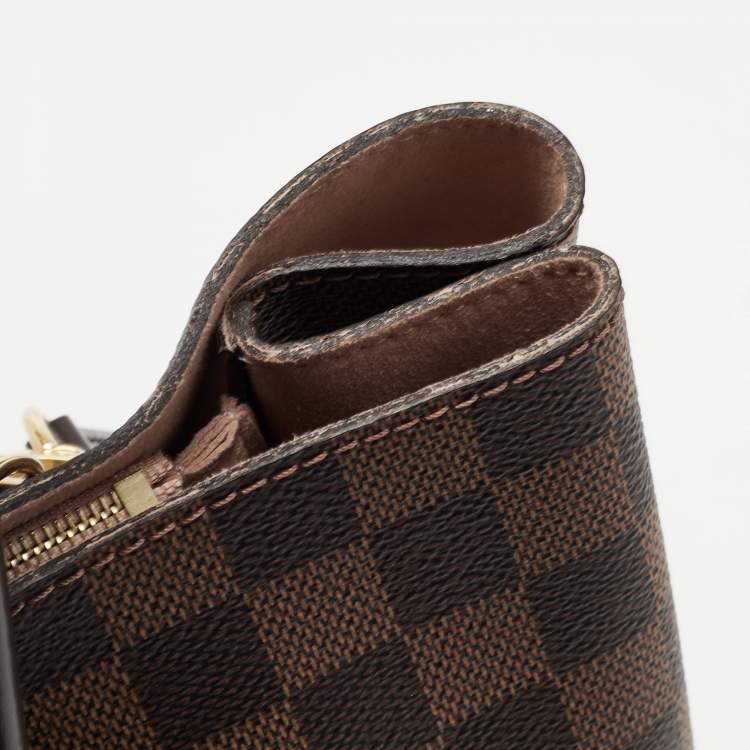 Pre Owned Louis Vuitton Damier Ebene Canvas Kensington V Bag
