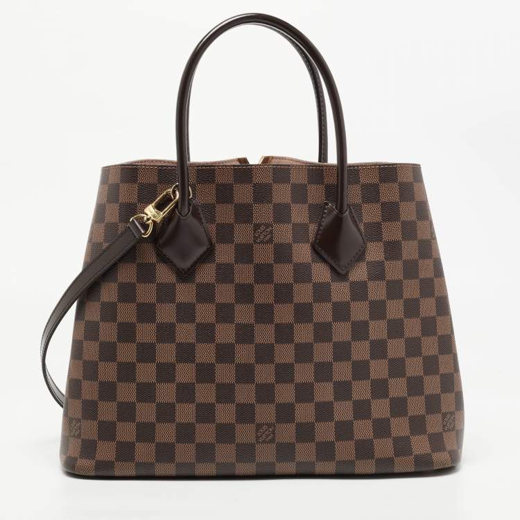Pre Owned Louis Vuitton Damier Ebene Canvas Kensington V Bag