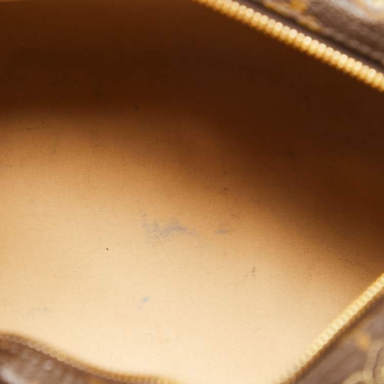 Pre Owned Louis Vuitton Monogram Canvas and Leather Limited Edition Dentelle Speedy 30 Bag