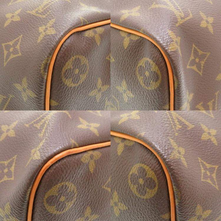 Pre Owned Louis Vuitton Monogram Keepall Bandouliere 45 Boston Bag