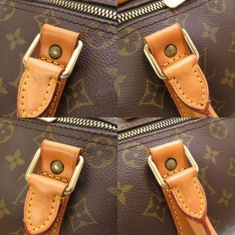 Pre Owned Louis Vuitton Monogram Keepall Bandouliere 45 Boston Bag
