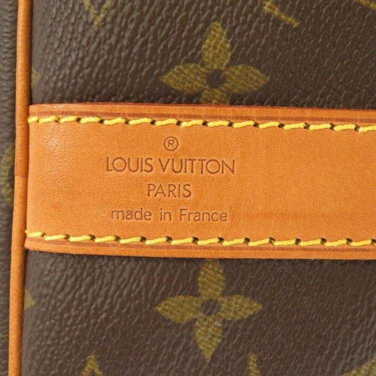 Pre Owned Louis Vuitton Monogram Keepall Bandouliere 45 Boston Bag