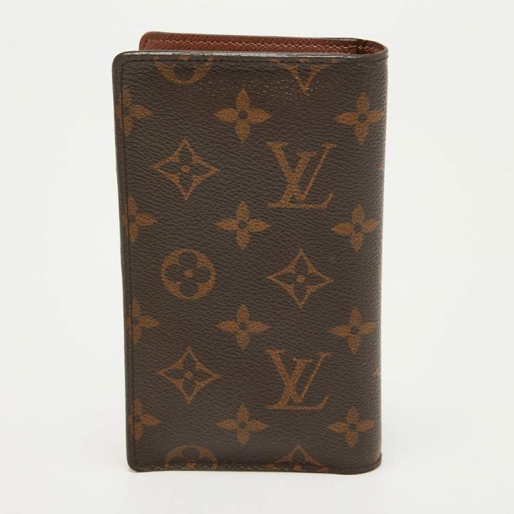 Pre Owned Louis Vuitton Monogram Canvas Cheque Holder
