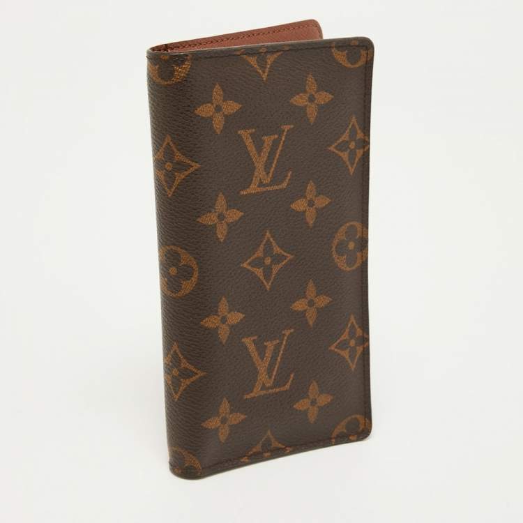 Pre Owned Louis Vuitton Monogram Canvas Cheque Holder