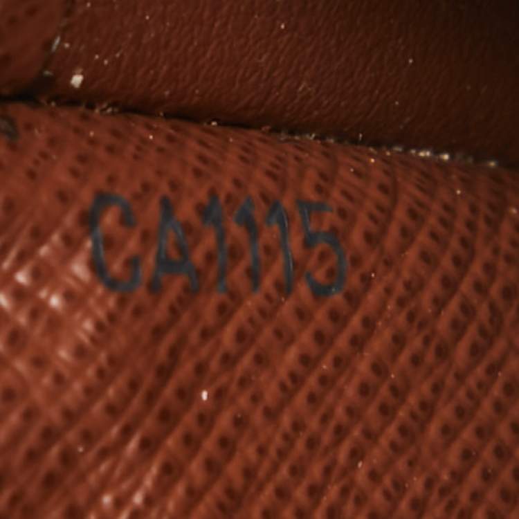 Pre Owned Louis Vuitton Monogram Canvas Cheque Holder