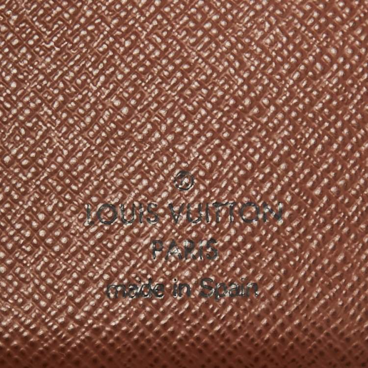 Pre Owned Louis Vuitton Monogram Canvas Cheque Holder