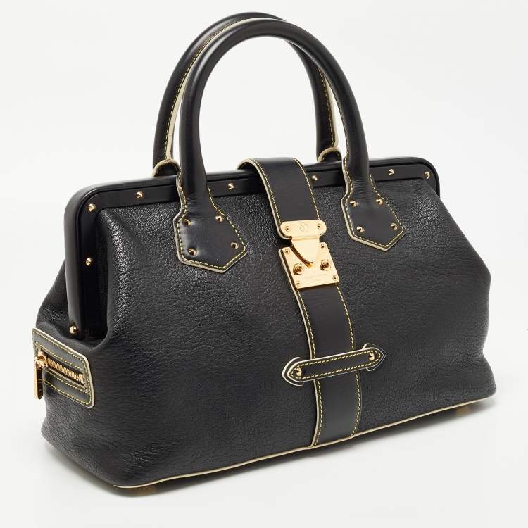 Pre Owned Louis Vuitton Black Suhali Leather L'Ingenieux PM Bag