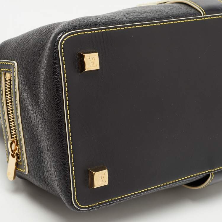Pre Owned Louis Vuitton Black Suhali Leather L'Ingenieux PM Bag