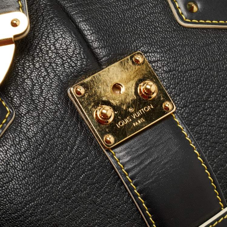 Pre Owned Louis Vuitton Black Suhali Leather L'Ingenieux PM Bag