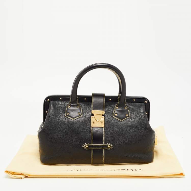 Pre Owned Louis Vuitton Black Suhali Leather L'Ingenieux PM Bag