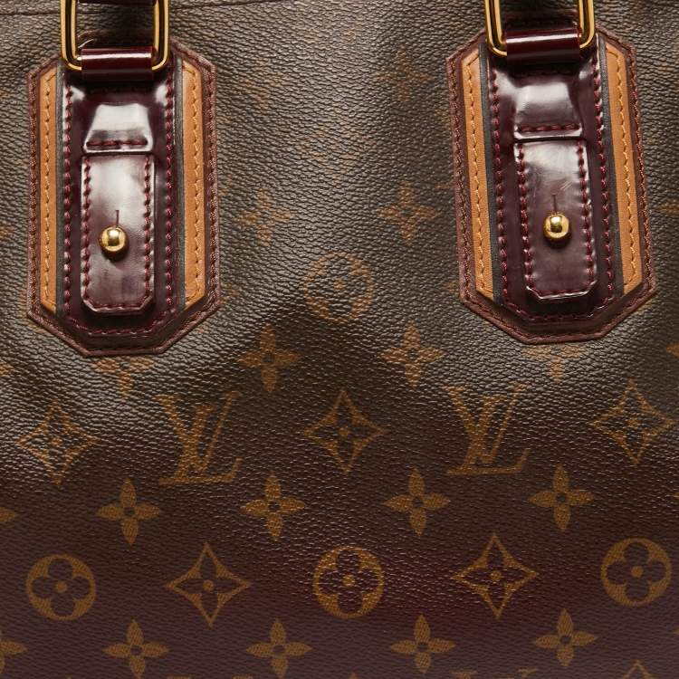 Pre Owned Louis Vuitton Bordeaux Monogram Canvas Mirage Speedy 30 Bag 