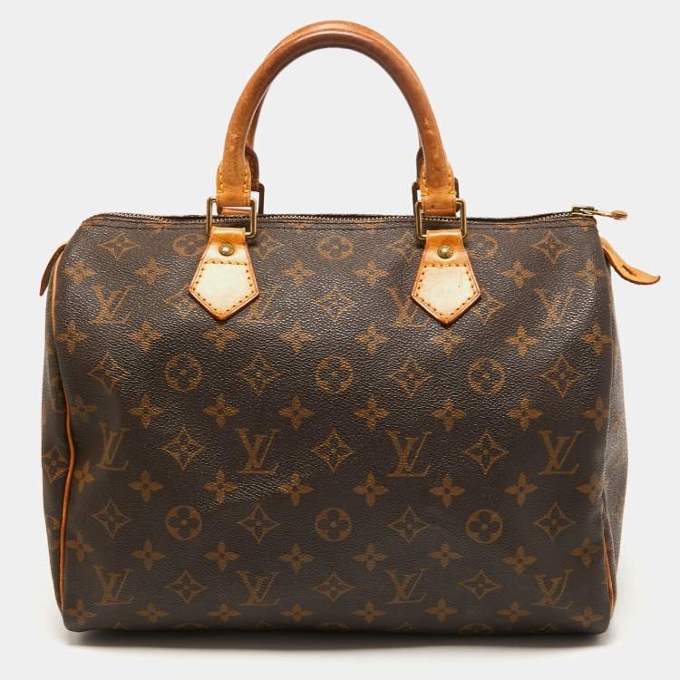 Pre Owned Louis Vuitton Monogram Canvas Speedy 30 Bag