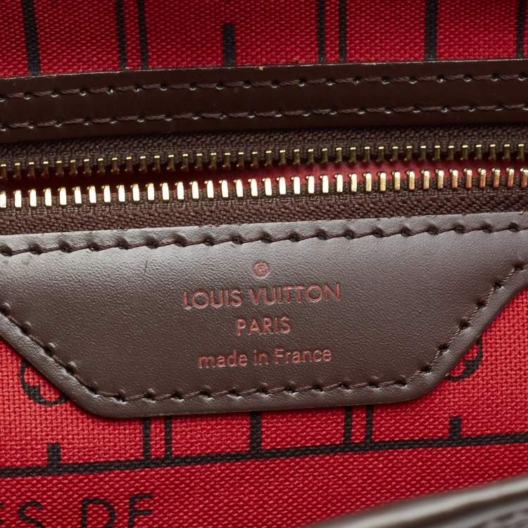 Pre Owned Louis Vuitton Damier Ebene Canvas Neverfull PM Bag