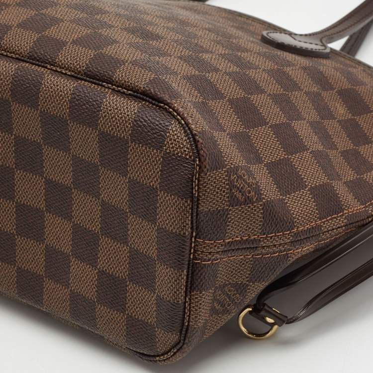 Pre Owned Louis Vuitton Damier Ebene Canvas Neverfull PM Bag