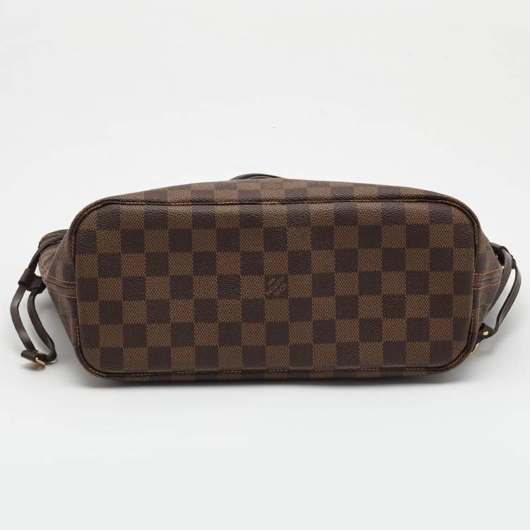 Pre Owned Louis Vuitton Damier Ebene Canvas Neverfull PM Bag